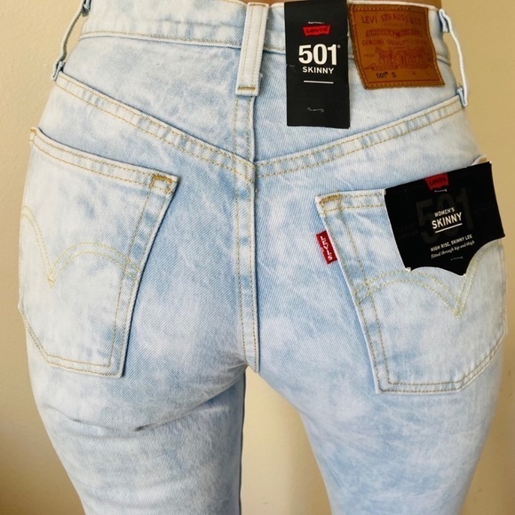 New Premium Levis 501 Skinny - Picture 2 of 6